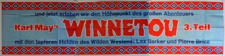 Winnetou 3 The Desperado Trail original release german movie poster